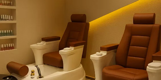 Spa pedicure area